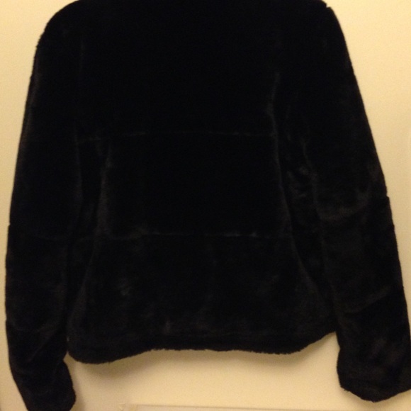 Zara Black Faux Fur Jacket - Picture 2 of 4